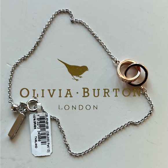 Olivia Burton Signature Florals Watch With 38mm Silver Face & MeshBracelet - Picture 4 of 6